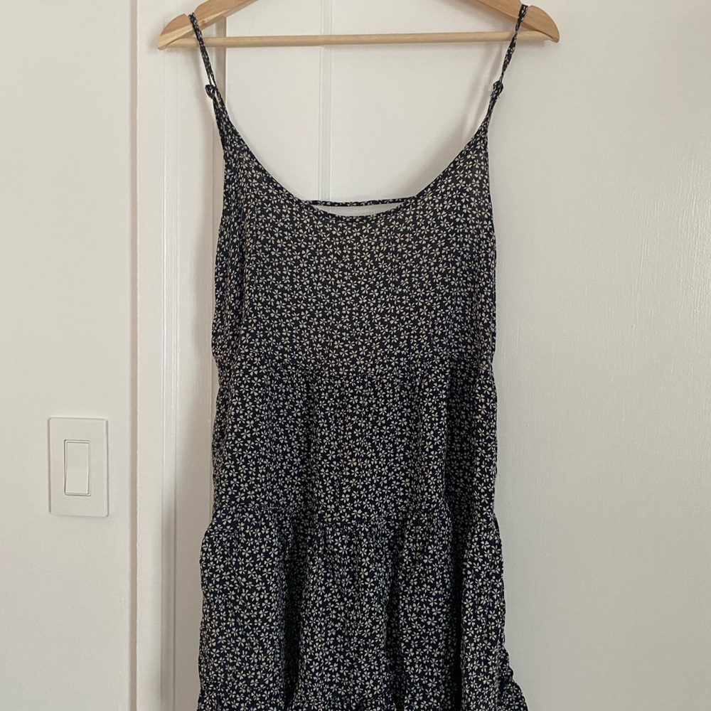 Brandy Melville Floral Spaghetti Strap Dress